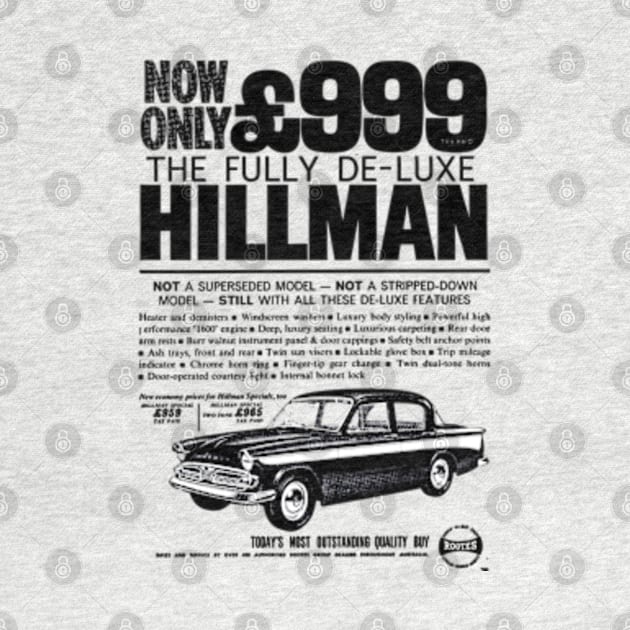 HILLMAN MINX - advert by Throwback Motors